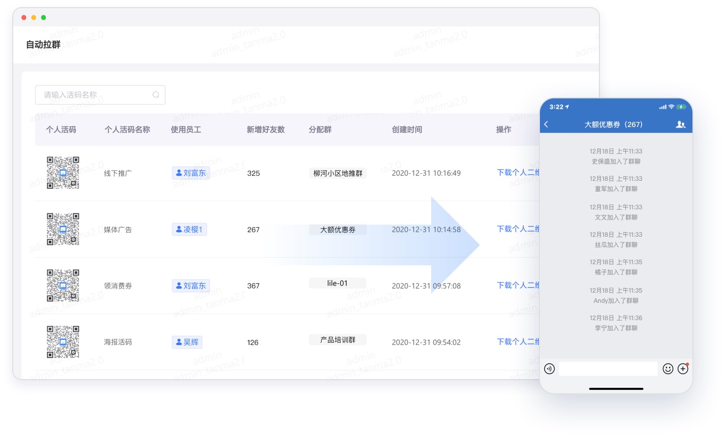 自動拉群